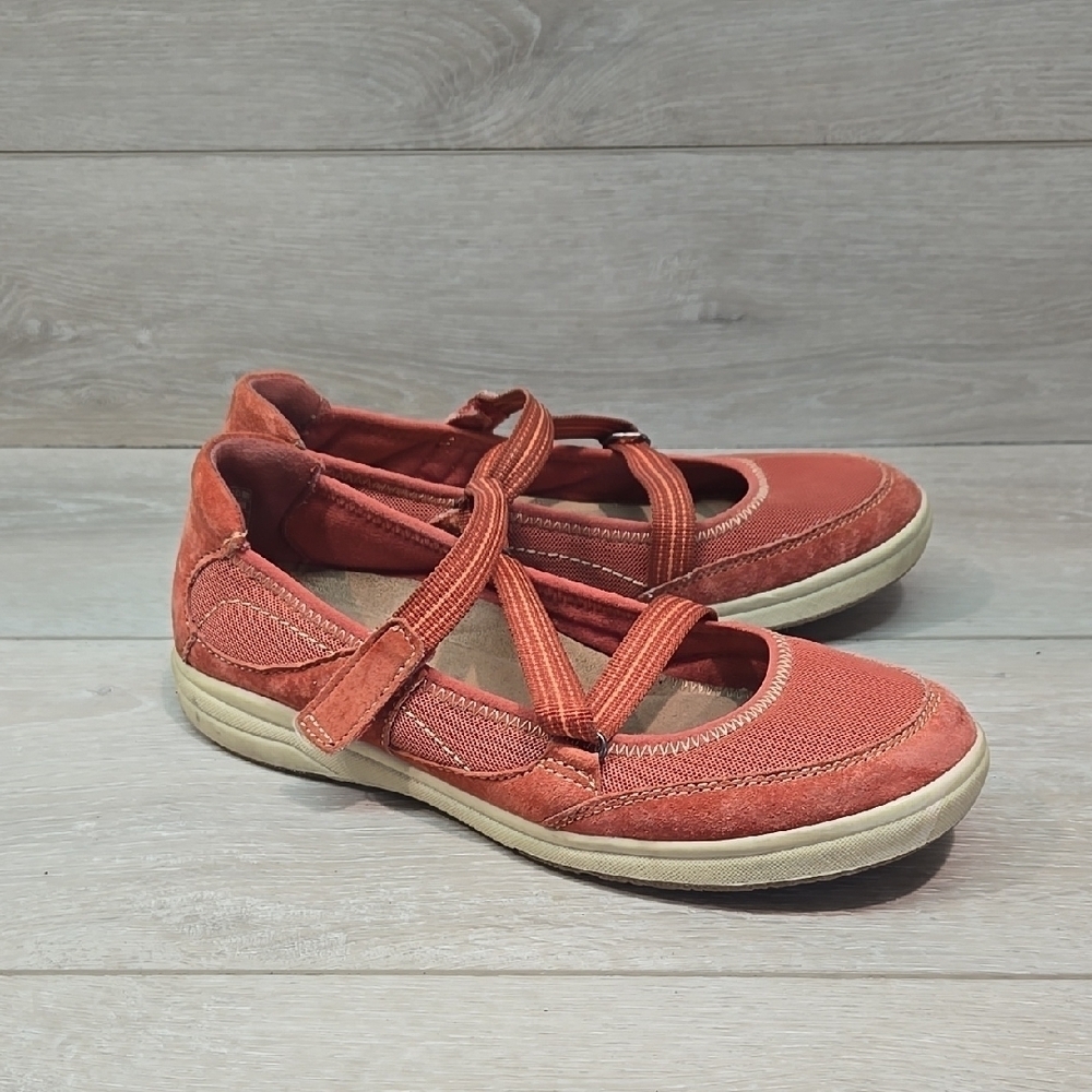 Earth Origins Women's Eclipse Elle Red Casual Shoes Loafer Slip On Shoes Sz 8.5